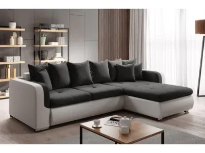 KENY MINI rohová sedačka - pravá, Sun 100/Madryt 120