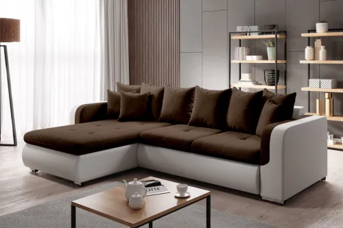 KENY MINI rohová sedačka - ľavá, Sun 29/Madryt 120