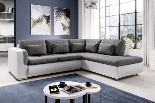 KENY L rohová sedačka - pravá, Kronos 34/Madryt 120