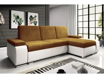 LADA rohová sedačka, Kronos 01/Madryt biely