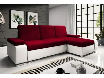 LADA rohová sedačka, Kronos 02/Madryt biely