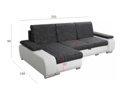 Detail produktu LADA rohová sedačka, Kronos 07/Madryt 1100