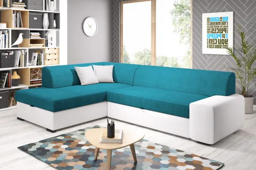 MINES rohová sedačka, Orinoco 85/ Madryt 120 – ľavý roh