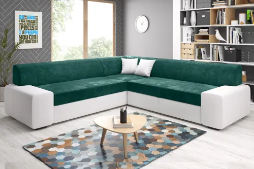 MINES MAXI rohová sedačka, Madryt 120/Monolith 37