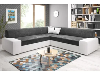 MINES MAXI rohová sedačka, Madryt 120/Monolith 97