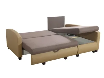 Detail produktu PORTOS rohová sedačka, hnedá/Madryt 123