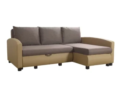 Detail produktu PORTOS rohová sedačka, hnedá/Madryt 123