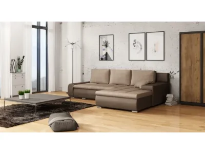 Rohová rozkladacia sedačka TARA, Berlin03/Madryt128