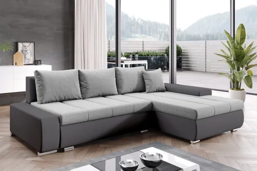 TARA rohová rozkladacia sedačka, Malmo 90/Madryt 195