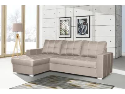 Detail produktu DENNY rozkladacia béžová rohová sedačka, Casablanca 2302