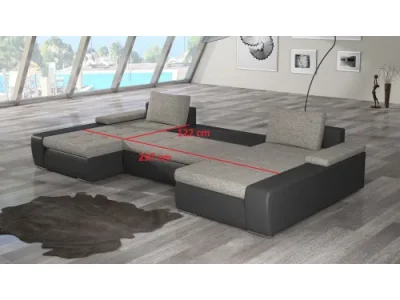 Detail produktu MARÍNA sedačka "U", Berlin 01/Soft 011