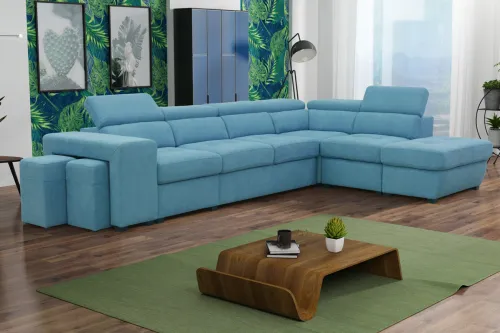 PRESLY rohová sedacia súprava, Ocean 18