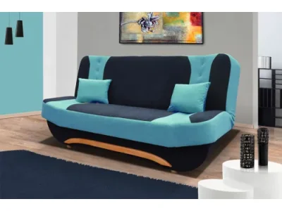 Rozkladacia pohovka EVIA modrá, Alova 04 + 29