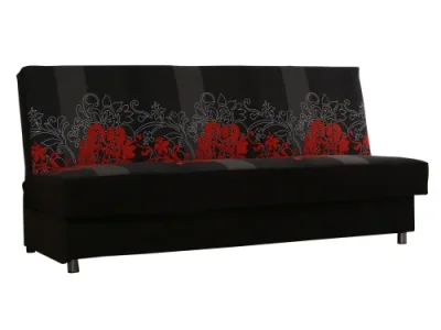 Detail produktu SAMBA rozkladacia pohovka, Kvety červené