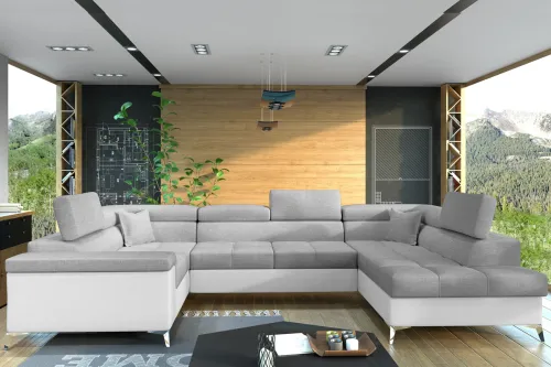  TARISA 10 účková sedačka, Sawana 21/Soft 17 – pravý roh