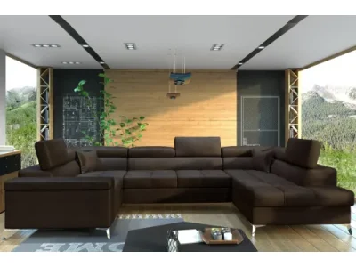  TARISA 15 účková sedačka, Monolith 29 – pravý roh