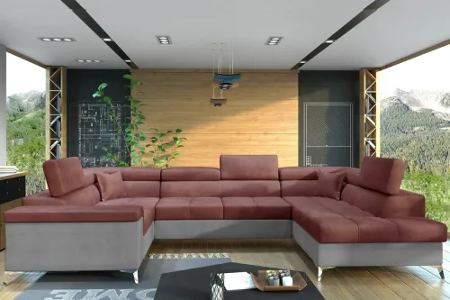  TARISA 18 účková sedačka, Monolith 63/84 – pravý roh