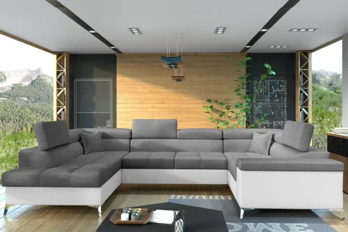  TARISA 29 účková sedačka, Sawana 05/Soft 17 – ľavý roh