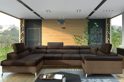  TARISA 36 účková sedačka, Monolith 29/09 – ľavý roh