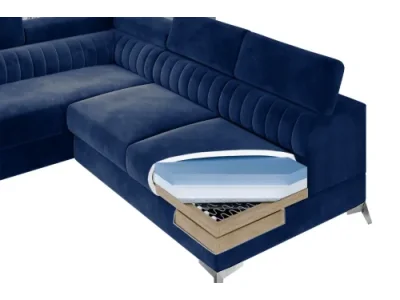 Detail produktu LAURA rohová sedačka pravá, Kronos 09