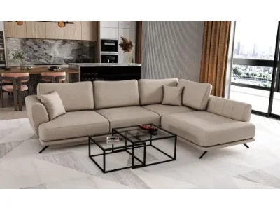 LERDE rozkladacia rohová sedačka, Sola 18, pravá