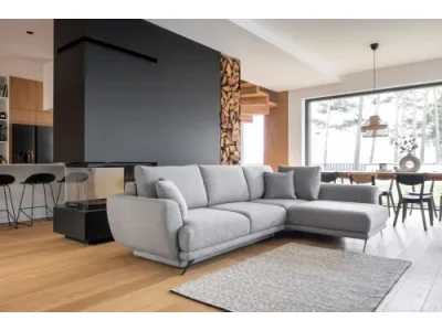 LERDE rozkladacia rohová sedačka, Gusto 86, pravá