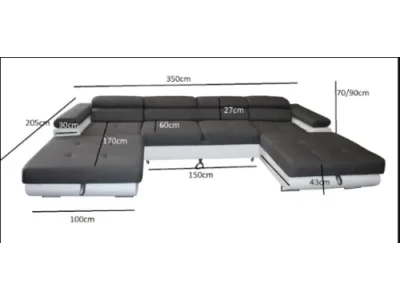 Detail produktu ANTONIO U MINI účková sedačka ITAKA 13