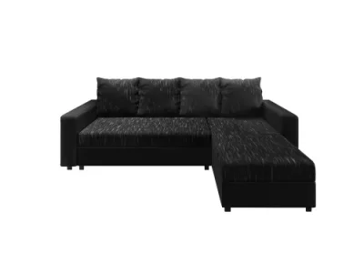 ASTANIA L rohová sedačka s pásikavými vankúšmi K10D8 P