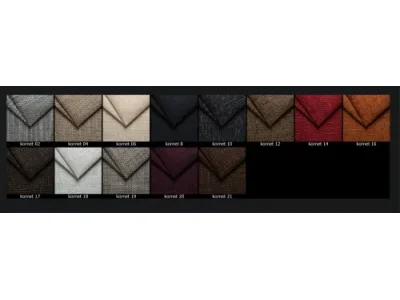 Detail produktu ASTANIA U účková sedačka s pásikavými vankúšmi K18D4