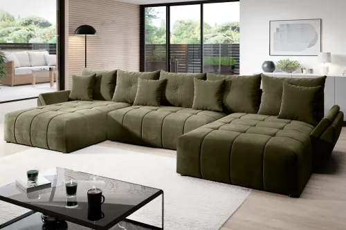 Rozkladacia sedačka BOOMER U, Monolith 38