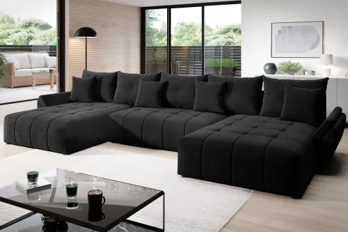 Rozkladacia sedačka BOOMER U, Monolith 95