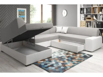 Detail produktu Účková sedačka MINES U, Madryt 120/ Orinoco 29, pravá