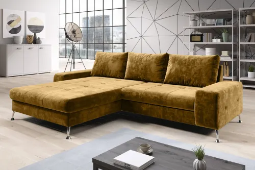 Dizajnová rohová sedačka PLUTO, Kronos 01, ľavá