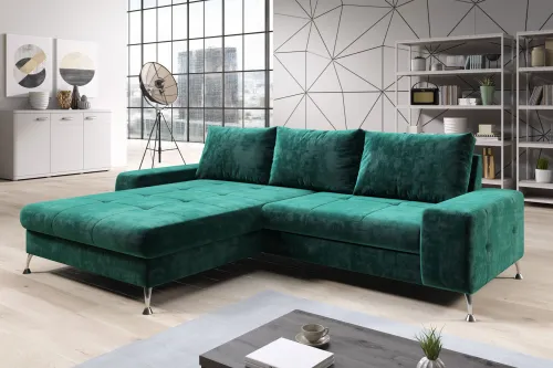 Dizajnová rohová sedačka PLUTO, Kronos 19, ľavá