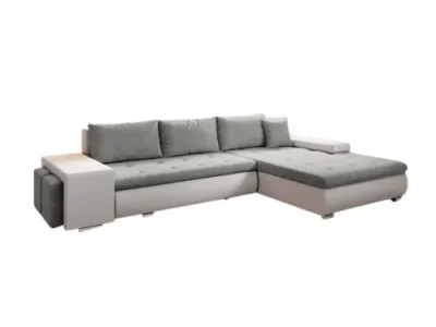 Detail produktu SENNEGAL rohová sedačka s taburetkou, Orinoco 90 / Madryt 120