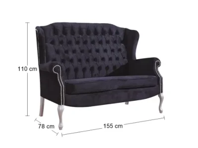 Detail produktu PYKA Ludwig dvojsedačka kráľovská modrá (Fresh 11)