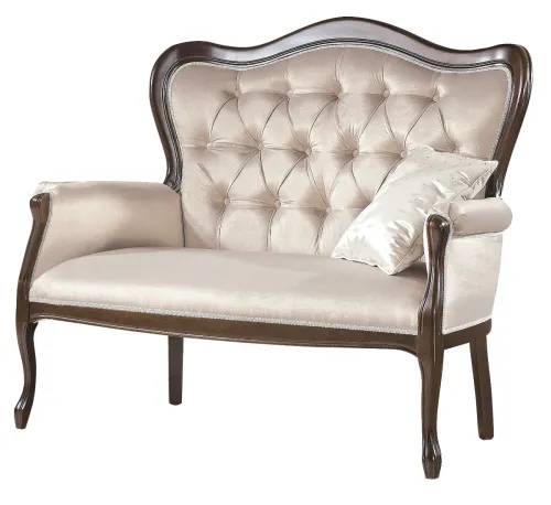 TARANKO Wersal W-2 rustikálna dvojsedačka wenge / krémová (Prestige-A3 61)