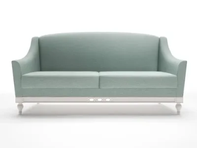 Detail produktu TARANKO Florencja FL-3 trojsedačka mentolová (Palermo-C2 224) / kašmír patyna