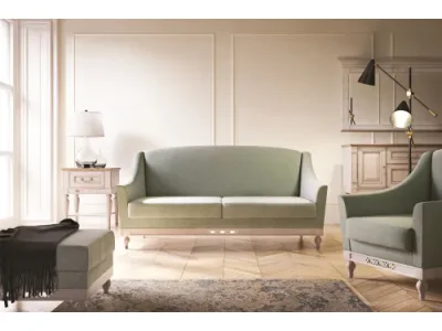 Detail produktu TARANKO Florencja FL-3 trojsedačka mentolová (Palermo-C2 224) / kašmír patyna