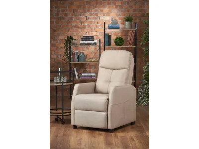 Detail produktu HALMAR Felipe relaxačné kreslo béžová