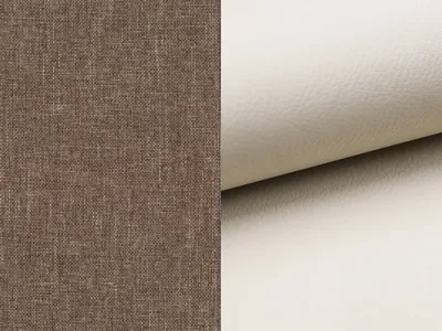 Detail produktu NABBI Novara L/P rohová sedačka s rozkladom a úložným priestorom hnedá / béžová