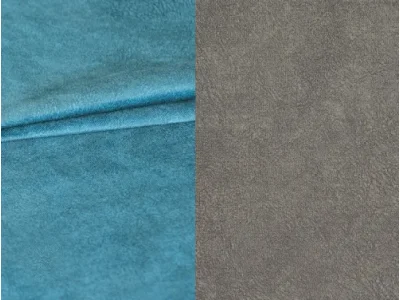 Detail produktu NABBI Rossano U L rohová sedačka u s rozkladom svetlomodrá / sivá