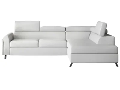 Detail produktu NABBI Korense P rohová sedačka s rozkladom a úložným priestorom biela