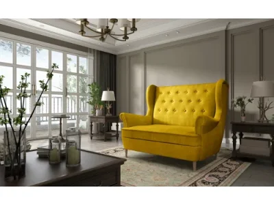 NABBI Aveiro 2F dvojsedačka žltá