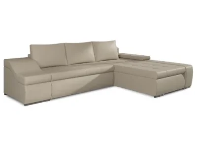 Detail produktu NABBI Oristano P rohová sedačka s rozkladom a úložným priestorom béžová