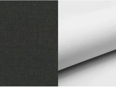 Detail produktu NABBI Mariano L rohová sedačka u s rozkladom a úložným priestorom čierna (Sawana 14) / biela (Soft 17)