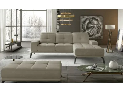 Detail produktu NABBI Tirreno P rohová sedačka krémová