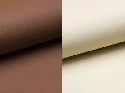 Detail produktu NABBI Belluno L rohová sedačka s rozkladom a úložným priestorom hnedá / krémová