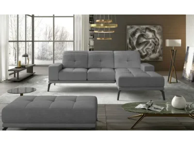 NABBI Tirreno P rohová sedačka sivá (Soro 93)