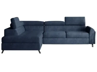 Detail produktu NABBI Korense L rohová sedačka s rozkladom a úložným priestorom modrá